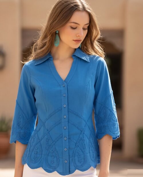 MS-302 Turquoise & Black
